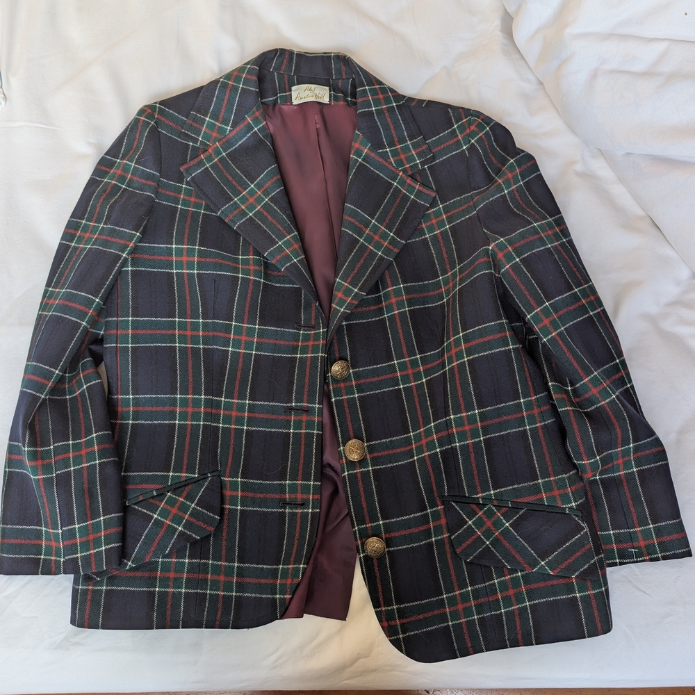 Plaid Women's Blazer